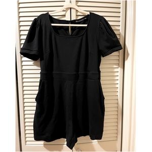 New York & Company Black Romper Size XL